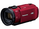 パナソニック ビデオカメラ HC-VX1M-R [レッド] [タイプ：ハンディカメラ 画質：4K 撮 ...