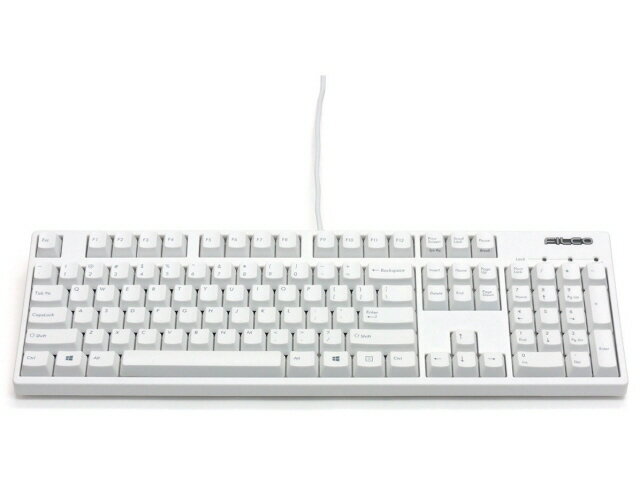 【ポイント10倍】 FILCO キーボード Majestouch 2 HAKUA FKBN104MPS/EMW2 ピンク軸 [マットホワイト] [キーレイアウト：英語104 キースイッチ：メカニカル インターフェイス：USB/PS/2 テンキー：あり キーストローク：3.7mm] 【P10倍】