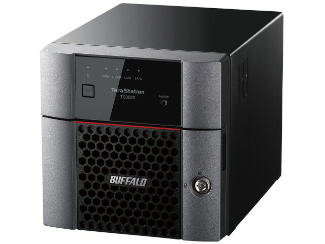 【ポイント10倍】 バッファロー NAS TeraStation TS3220DN0802 [ドライブベイ数：HDDx2 容量：HDD：8TB LAN速度：2.5GbE] 【P10倍】