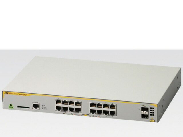 【ポイント10倍】 アライドテレシス ネットワークハブ CentreCOM AT-x230-18GT(RoHS) [転送速度：10BASE-T(10Mbps)/100BASE-TX(100Mbps)/1000BASE-T(1000Mbps) ポート数：16 スイッチングファブリック：40Gbps] 【P10倍】