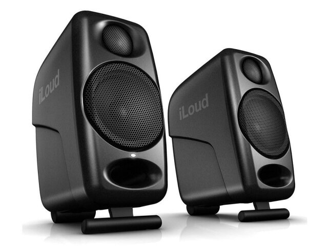YOUPLANの【ポイント10倍】 IK Multimedia Bluetoothスピーカー iLoud Micro Monitor [ブラック] [Bluetooth：○ 総合出力：50 W スピーカー構成：2Way] 【P10倍】｜アングル2