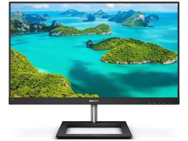 【ポイント10倍】 フィリップス 液晶モニタ 液晶ディスプレイ 278E1A/11 27インチ ブラック モニタサイズ：27型(インチ) モニタタイプ：ワイド 解像度（規格）：4K（3840x2160） パネル種類：IPSパネル 表面処理：ノングレア(非光沢) 入力端子：HDMIx2/DisplayPortx1