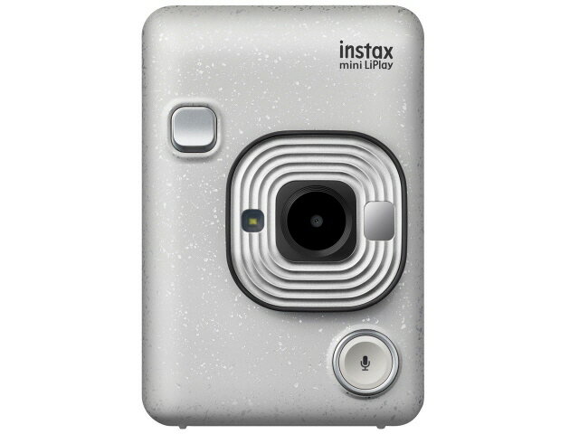 富士フイルム インスタントカメラ instax mini LiPlay チェキ [ストーンホワイト] [使用フィルム：インスタントカラーフィルムinstax mini フィルムサイズ（横x縦）：86×54mm フラッシュ：○ セルフタイマー：○ 重量：255g] 【楽天】 【人気】 【売れ筋】【価格】