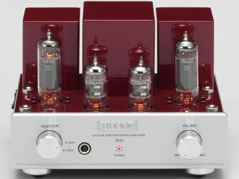 【ポイント10倍】 【代引不可】TRIODE プリメインアンプ Ruby [定格出力：3W/8Ω 対応インピーダンス：4Ω～8Ω 再生周波数帯域：30Hz～40kHz アナログ入力：2系統] 【P10倍】