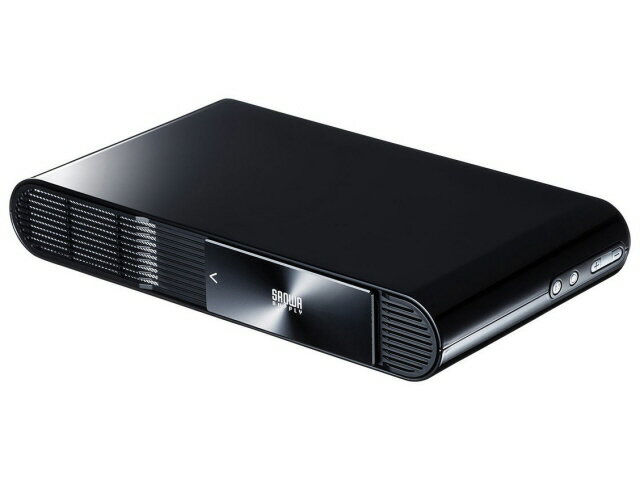 【ポイント10倍】 サンワサプライ プロジェクタ PRJ-7 [ブラック] [パネルタイプ：DLP アスペクト比：16:9 パネル画素数：1920x1080 最大輝度：700ルーメン] 【P10倍】