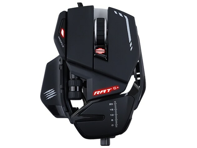 y|Cg10{z Mad Catz }EX R.A.T.6+ Optical Gaming Mouse MR04DCINBL000-0J [^CvFw}EX C^[tFCXFUSB ̑@\FJEg؂ւ\ {^F11{^ dF120g] yP10{z