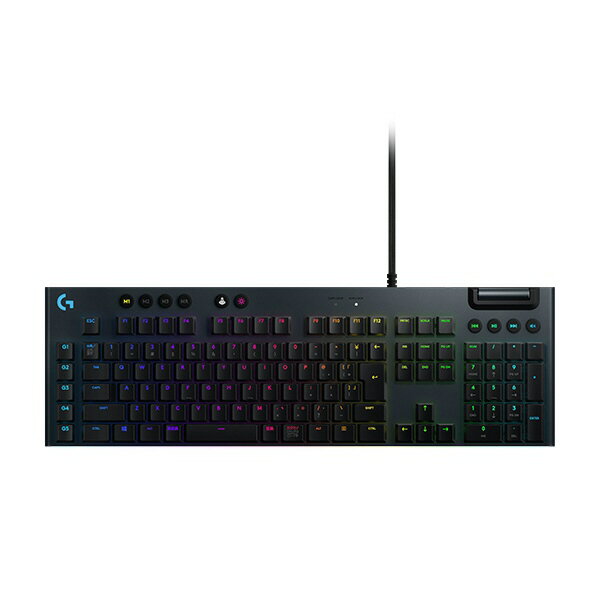 楽天YOUPLAN【ポイント10倍】 ロジクール キーボード G813 LIGHTSYNC RGB Mechanical Gaming Keyboards-Tactile G813-TC [カーボンブラック] [キーレイアウト：日本語 キースイッチ：メカニカル インターフェイス：USB テンキー：あり] 【P10倍】