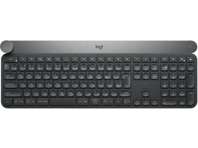 【ポイント10倍】 ロジクール キーボード CRAFT KX1000s Multi-Device Wireless Keyboard ブラック キーレイアウト：日本語113 キースイッチ：パンタグラフ インターフェイス：USB/Bluetooth テンキー：あり キーストローク：1.8mm 【P10倍】