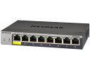 【ポイント10倍】 NETGEAR ネットワークハブ GS108T-300JPS 転送速度：10BASE-T(10Mbps)/100BASE-TX(100Mbps)/1000BASE-T(1000Mbps) ポート数：8 スイッチングファブリック：16Gbps 【P10倍】