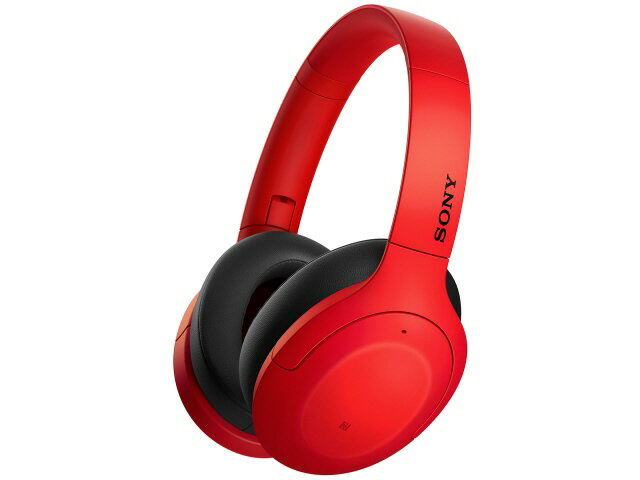 【ポイント5倍】SONY イヤホン・ヘッドホン h.ear on 3 Wireless NC WH-H910N (R) [レッド] [タイプ：オーバーヘッド 装着方式：両耳 構造：密閉型(クローズド) 駆動方式：ダイナミック型 再生周波数帯域：5Hz〜40kHz ハイレゾ：○] 【楽天】 【人気】 【売れ筋】【価格】