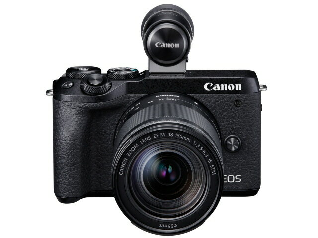 【ポイント10倍】 CANON デジタル一眼カメラ EOS M6 Mark II EF-M18-150 IS STM レンズEVFキット [ブラック] 【楽天】 【人気】 【売れ筋】【価格】