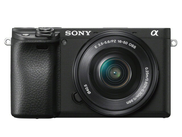 【ポイント10倍】 SONY デジタル一眼カメラ α6400 ILCE-6400L パワーズームレンズキット [ブラック] [タイプ：ミラーレス 画素数：2500万画素(総画素)/2420万画素(有効画素) 撮像素子：APS-C/23.5mm×15.6mm/CMOS 重量：359g] 【P10倍】
