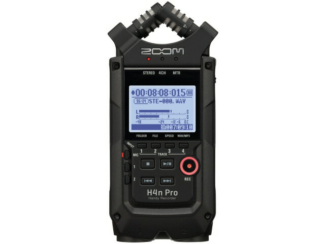 【ポイント10倍】 ZOOM ICレコーダー Handy Recorder H4n Pro/BLK [All Black] 【P10倍】