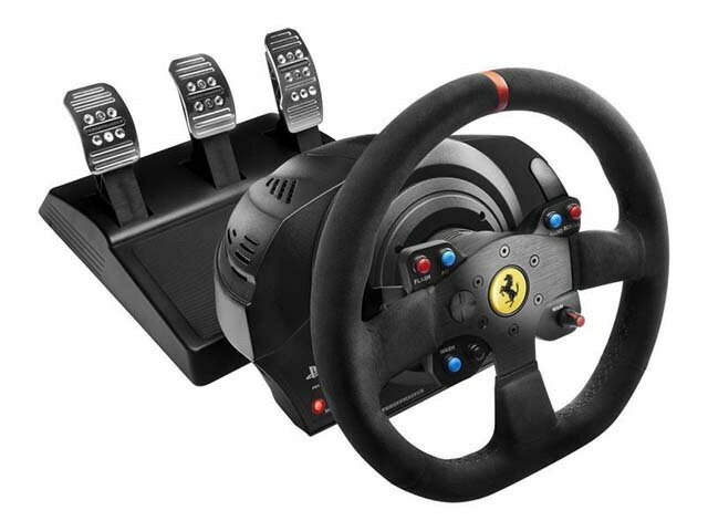 Thrustmaster ゲーム周辺機器 T300 Ferrari Integral Racing Wheel Alcantara Edition [対応機種：PS3/PS4/Windows タイプ：ハンドルコントローラ] 【楽天】 【人気】 【売れ筋】【価格】