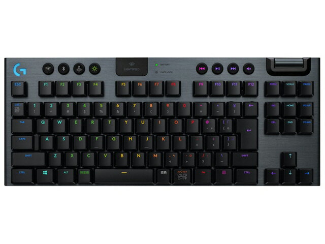 【ポイント10倍】 ロジクール キーボード G913 TKL LIGHTSPEED Wireless RGB Mechanical Gaming Keyboard-Clicky G913-TKL-CKBK [ブラック] 【P10倍】