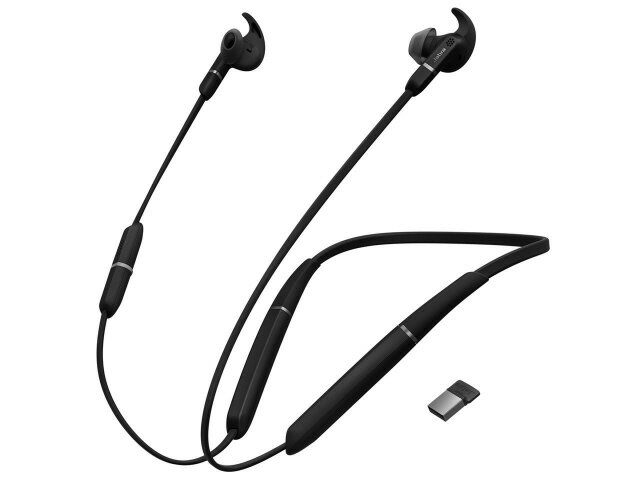 【ポイント10倍】 Jabra イヤホン・ヘッドホン Evolve 65e MS [タイプ：ネックバンド 装着方式：両耳 駆動方式：ダイナミック型] 【P10倍】