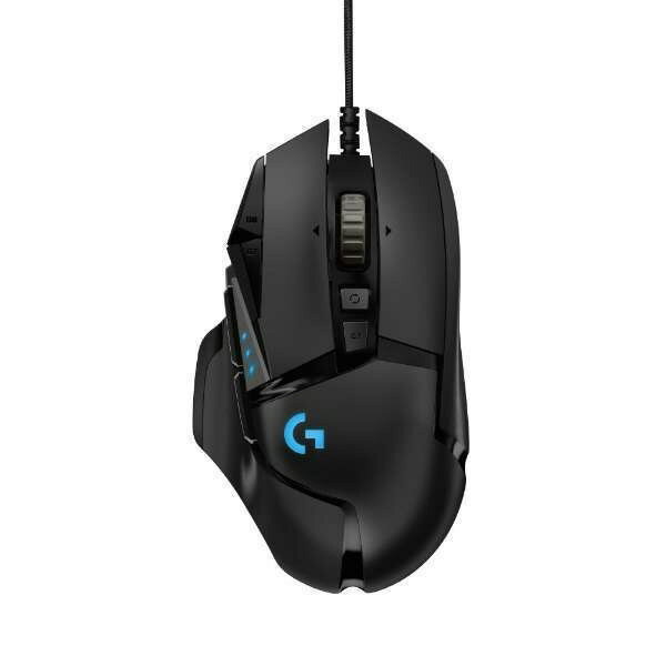 【ポイント10倍】 ロジクール マウス G502 HERO Gaming Mouse G502RGBhr タイプ：光学式マウス インターフェイス：USB その他機能：チルトホイール/カウント切り替え可能 ボタン数：11ボタン 【P10倍】