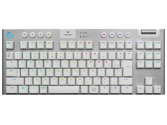 【ポイント10倍】 ロジクール キーボード G913 TKL LIGHTSPEED Wireless RGB Mechanical Gaming Keyboard-Tactile G913-TKL-TCWH ホワイト 【P10倍】