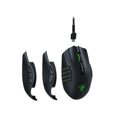 【ポイント10倍】 Razer マウス Naga Pro RZ01-03420100-R3A1 [タイプ：光学式マウス インターフェイス：Bluetooth LE/USB/無線2.4GHz その他機能：チルトホイール/カウント切り替え可能/着脱式レシーバ] 【P10倍】