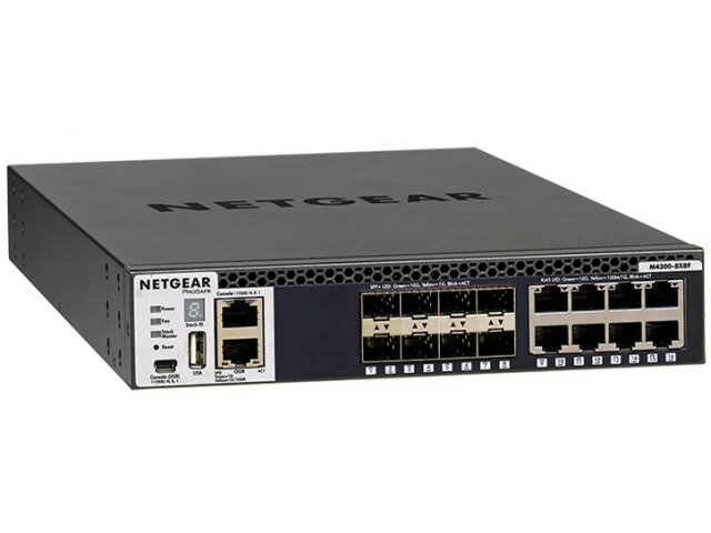 【ポイント10倍】 NETGEAR スイッチングハブ(ネットワークハブ) XSM4316S-100AJS [転送速度：100BASE-TX(100Mbps)/1000BASE-T(1000Mbps)/10GBASE-T(10000Mbps) ポート数：8 スイッチングファブリック：320Gbps 電源内蔵：○] 【P10倍】