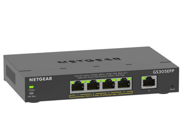 y|Cg10{z NETGEAR XCb`Onu(lbg[Nnu) GS305EPP-100JPS []xF10BASE-T(10Mbps)/100BASE-TX(100Mbps)/1000BASE-T(1000Mbps) |[gF5 XCb`Ot@ubNF10Gbps PoEΉF] yP10{z