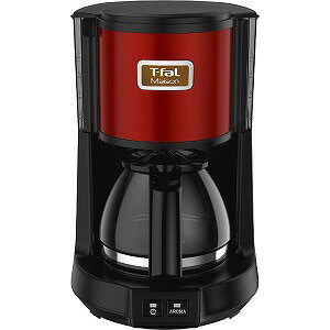 【ポイント10倍】 ティファール コーヒーメーカー メゾン CM4905JP [ワインレッド] [容量：5杯 コーヒー：○ タイプ：ドリップ式(ミルなし)] 【P10倍】
