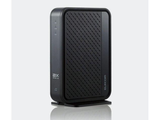 【ポイント10倍】 エレコム 無線LANルーター(Wi-Fiルーター) WRC-X3000GSN [ブラック] [無線LAN規格：Wi-Fi 6 (11ax) 接続環境：3階建て(戸建て)/3LDK(マンション)/30台 周波数：2.4/5GHz IPv6：○ セキュリティ規格：WPA/WPA2/WEP] 【楽天】 【人気】 【売れ筋】【価格】