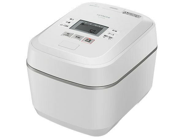 【ポイント10倍】 日立 炊飯器 沸騰鉄釜 ふっくら御膳 RZ-V100EM(W) [フロストホワイト] [タイプ：圧力IH炊飯器 炊飯量：5.5合 早炊き：○ 保温時間：24時間 蒸気セーブ：○] 【P10倍】