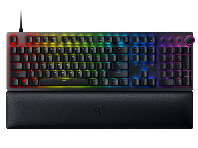 【ポイント10倍】 Razer キーボード Huntsman V2 Linear Optical Switch RZ03-03930100-R3M1 [キーレイアウト：英語 キースイッチ：オプティカル インターフェイス：USB テンキー：あり] 【P10倍】