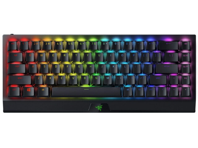 【ポイント10倍】 Razer キーボード BlackWidow V3 Mini HyperSpeed Phantom Pudding Edition Green Switch RZ03-03892000-R3M1 【P10倍】