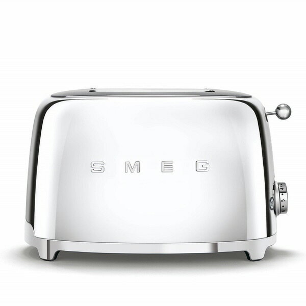 【ポイント10倍】 SMEG トースター TSF01SSJP [Chrome] [タイプ：ポップアップ 同時トースト数：2枚 温度調節機能：○ 消費電力：980W] 【P10倍】