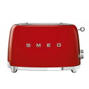 【ポイント10倍】 SMEG トースター TSF01RDJP [Red] [タイプ：ポップアップ 同時トースト数：2枚 温度調節機能：○ 消費電力：980W] 【P10倍】