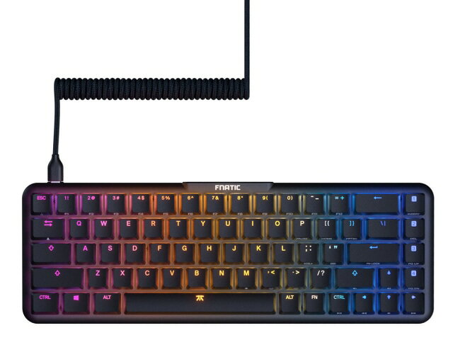【ポイント10倍】 Fnatic キーボード STREAK65 LP BLACK US KB0006-001 [ブラック] [キーレイアウト：英語68 インターフェイス：USB テンキー：なし(テンキーレス)] 【楽天】 【人気】 【売れ筋】【価格】