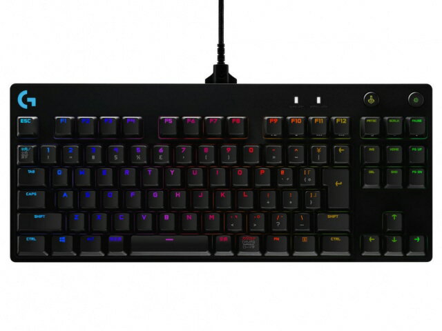 楽天YOUPLAN【ポイント10倍】 ロジクール キーボード PRO Gaming Keyboard G-PKB-002CK [ブラック] [キーレイアウト：日本語 キースイッチ：メカニカル インターフェイス：USB テンキー：なし（テンキーレス） キーストローク：3.7mm] 【P10倍】