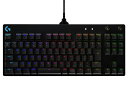 【ポイント10倍】 ロジクール キーボード PRO Gaming Keyboard G-PKB-002CK ブラック キーレイアウト：日本語 キースイッチ：メカニカル インターフェイス：USB テンキー：なし(テンキーレス) キーストローク：3.7mm 【P10倍】