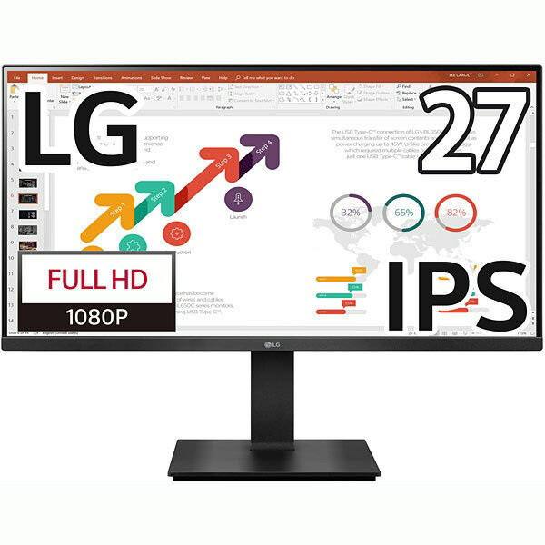 【ポイント10倍】 【代引不可】LGエレクトロニクス PCモニター・液晶ディスプレイ 27BP450Y-B [27インチ] 【P10倍】