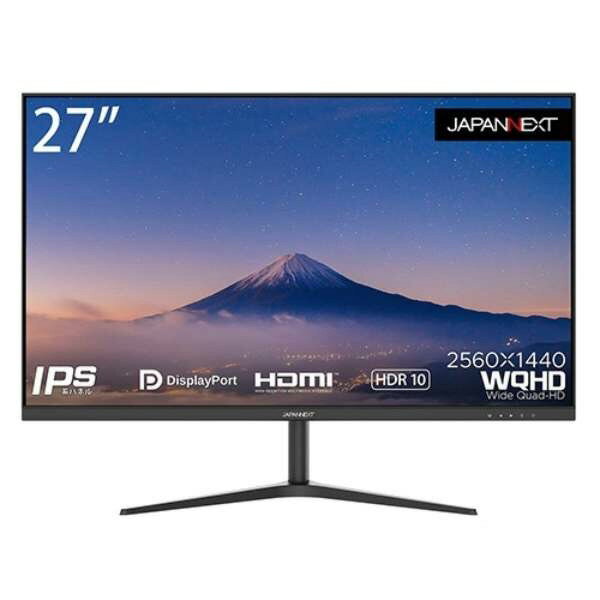 【ポイント10倍】 【代引不可】JAPANNEXT PCモニター・液晶ディスプレイ JN-IPS27WQHDR [27インチ] 【P10倍】