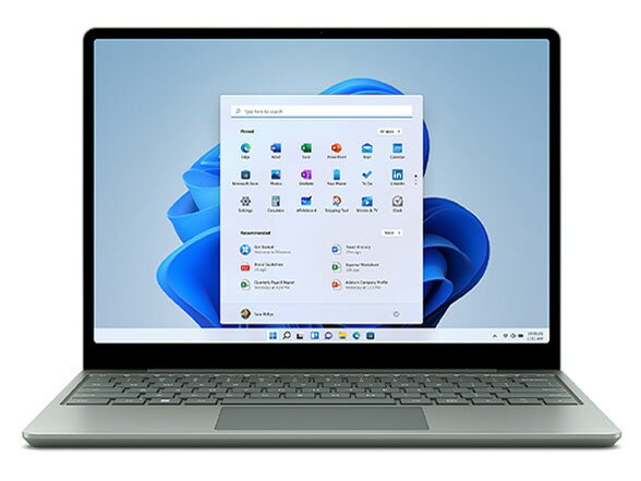 【ポイント10倍】 マイクロソフト ノートパソコン Surface Laptop Go 2 8QC-00032 [セージ] 【P10倍】