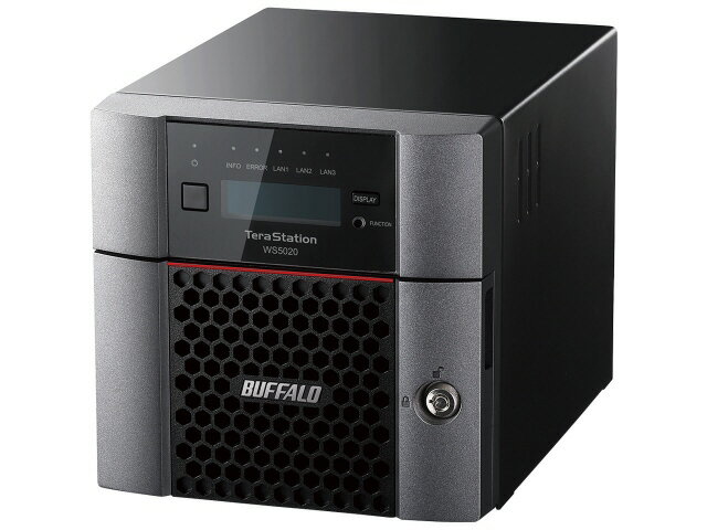 【ポイント10倍】 バッファロー NAS(ネットワークHDD) TeraStation WS5220DN08S2 [ドライブベイ数：HDDx2 容量：HDD：8TB LAN速度：10GbE] 【P10倍】