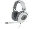 【ポイント10倍】 Corsair ヘッドセット HS65 SURROUND CA-9011271-AP White ヘッドホンタイプ：オーバーヘッド プラグ形状：ミニプラグ 装着タイプ：両耳用 接続方式：ワイヤード(有線) リモコン：○ ゲーミング：○ 【P10倍】