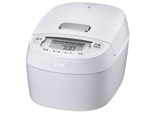 【ポイント10倍】 タイガー魔法瓶 炊飯器 炊きたて JPV-A100-WM [マットホワイト] [タイプ：圧力IH炊飯器 炊飯量：5.5合 内釜：遠赤5層土鍋蓄熱コート釜 保温時間：24時間 年間電気代：2403円] 【P10倍】