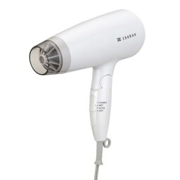 【ポイント10倍】 ゼンケン ヘアドライヤー ZD-750W [ホワイト] [種類：ヘアドライヤー 風量：1.9m3/分 マイナスイオン：○ 冷風：○ 重量：約525g(ノズル含む)] 【P10倍】