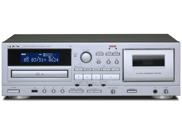 【ポイント10倍】 TEAC CDプレーヤー AD-850-SE [周波数特性（最小）：20Hz 周波数特性（最大）：20KHz MP3：○] 【P10倍】