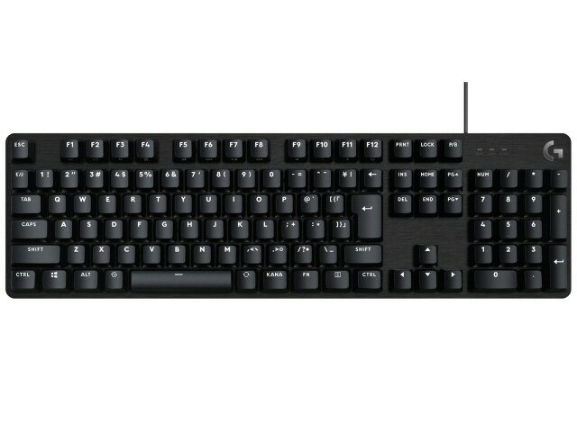 【ポイント10倍】 ロジクール キーボード G413 SE Mechanical Gaming Keyboard G413SE [ブラック] [キーレイアウト：日本語/フルサイズ キースイッチ：メカニカル インターフェイス：USB テンキー：あり キーストローク：4mm] 【P10倍】