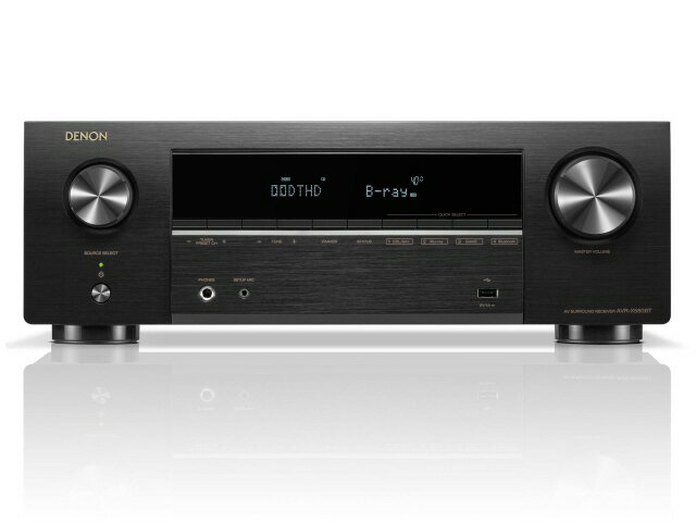 【ポイント10倍】 DENON AVアンプ AVR-X580BT [サラウンドチャンネル：5.2ch HDMI端子入力：4系統 HDMI端子出力：出力×1 オーディオ入力：2系統] 【P10倍】