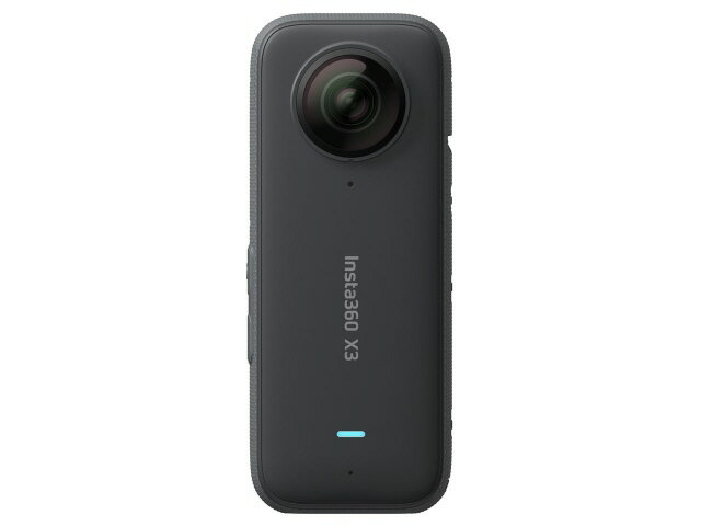 【ポイント10倍】 Insta360 ビデオカメラ Insta360 X3 [ブラック] [タイプ：アクションカメラ 画質：5.7K 撮影時間：81分 本体重量：180g 撮像素子：1/2型] 【P10倍】