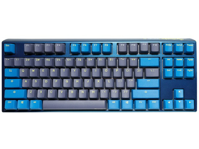 【ポイント10倍】 Duckychannel キーボード One 3 TKL dk-one3-daybreak-rgb-tkl-silver キーレイアウト：英語 キースイッチ：メカニカル インターフェイス：USB テンキー：なし(テンキーレス) 【P10倍】