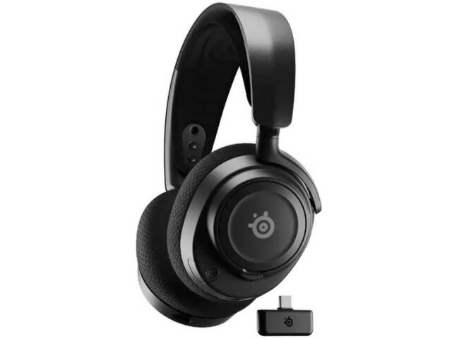 【ポイント10倍】 steelseries ヘッドセット Arctis Nova 7 Wireless [ヘッドホンタイプ：オーバーヘッド プラグ形状：ミニプラグ 装着タイプ：両耳用 接続方式：ワイヤレス/ワイヤード(有線) リモコン：○ ゲーミング：○] 【P10倍】