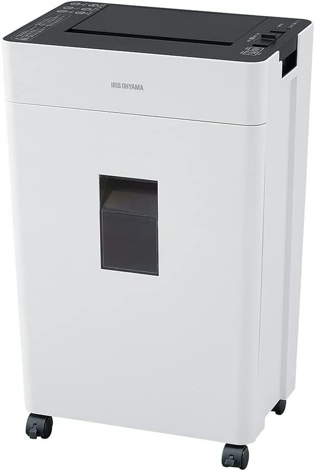 乐天商城 - 【ポイント10倍】 アイリスオーヤマ シュレッダー AFSR100C [細断形状：クロスカット 細断サイズ：4x10mm 最大投入幅：A4 最大細断枚数(手差し時)：9枚 幅x高さx奥行き：357x560x239mm] 【P10倍】