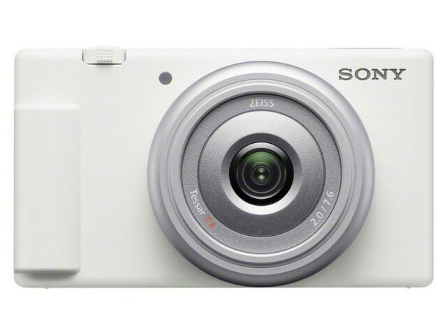 【ポイント10倍】 SONY デジタルカメラ VLOGCAM ZV-1F (W) [ホワイト] [画素数：2100万画素(総画素)/2010万画素(有効画素) 撮影枚数：360枚] 【P10倍】